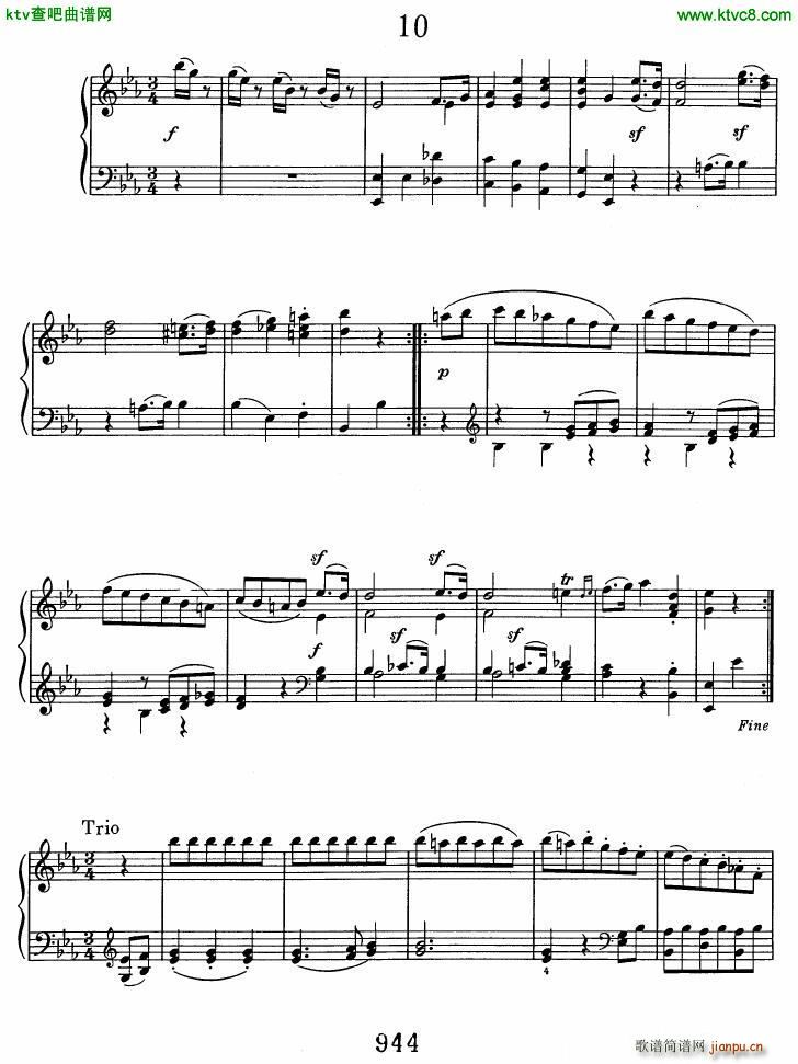 Beethoven WoO 7 12 Minuets(����V)10