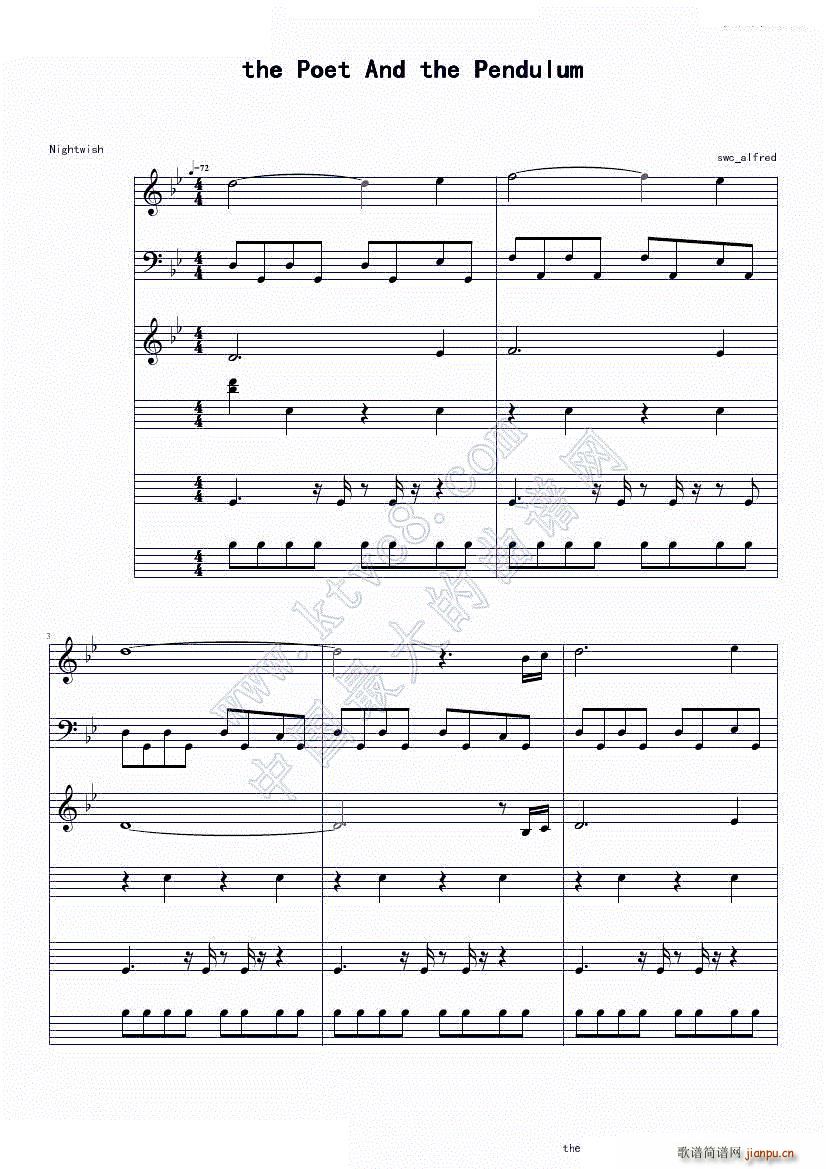 The poet and the pendulum Nightwish(����V)1