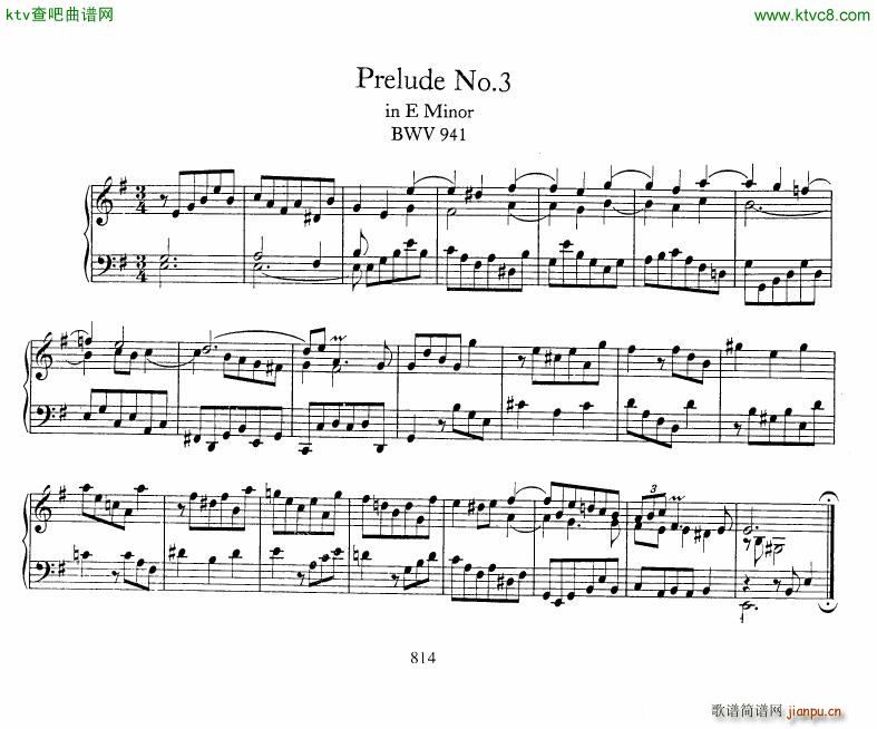 Bach JS BWV 939 943 5 Preludes(����V)3