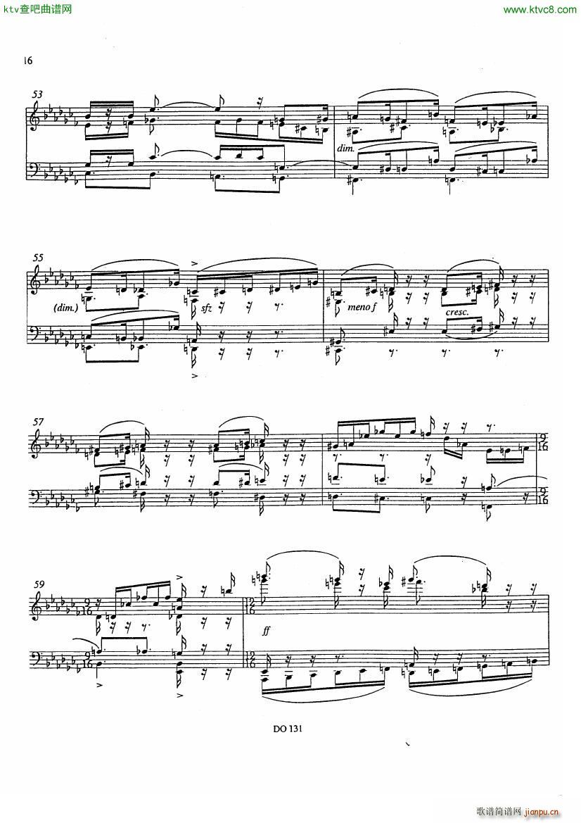 Etude No 12 Pr��lude et Fugue(����V)14