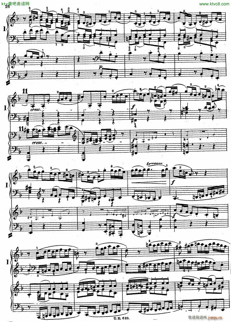 Bach JS BWV 1052 Keyboard Concerto in d ed R ntgen(����V)27