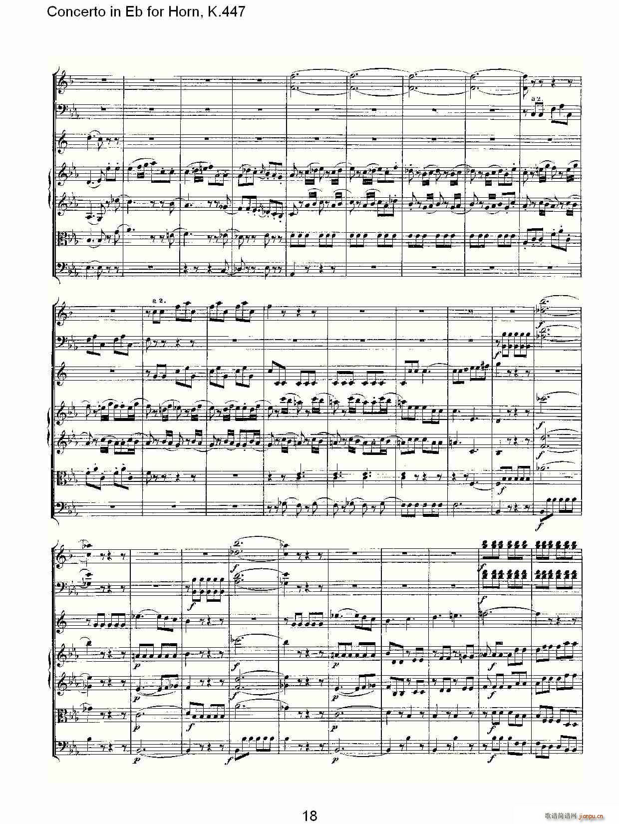 Concerto in Eb for Horn, K.447(ʮ�ּ�����)18