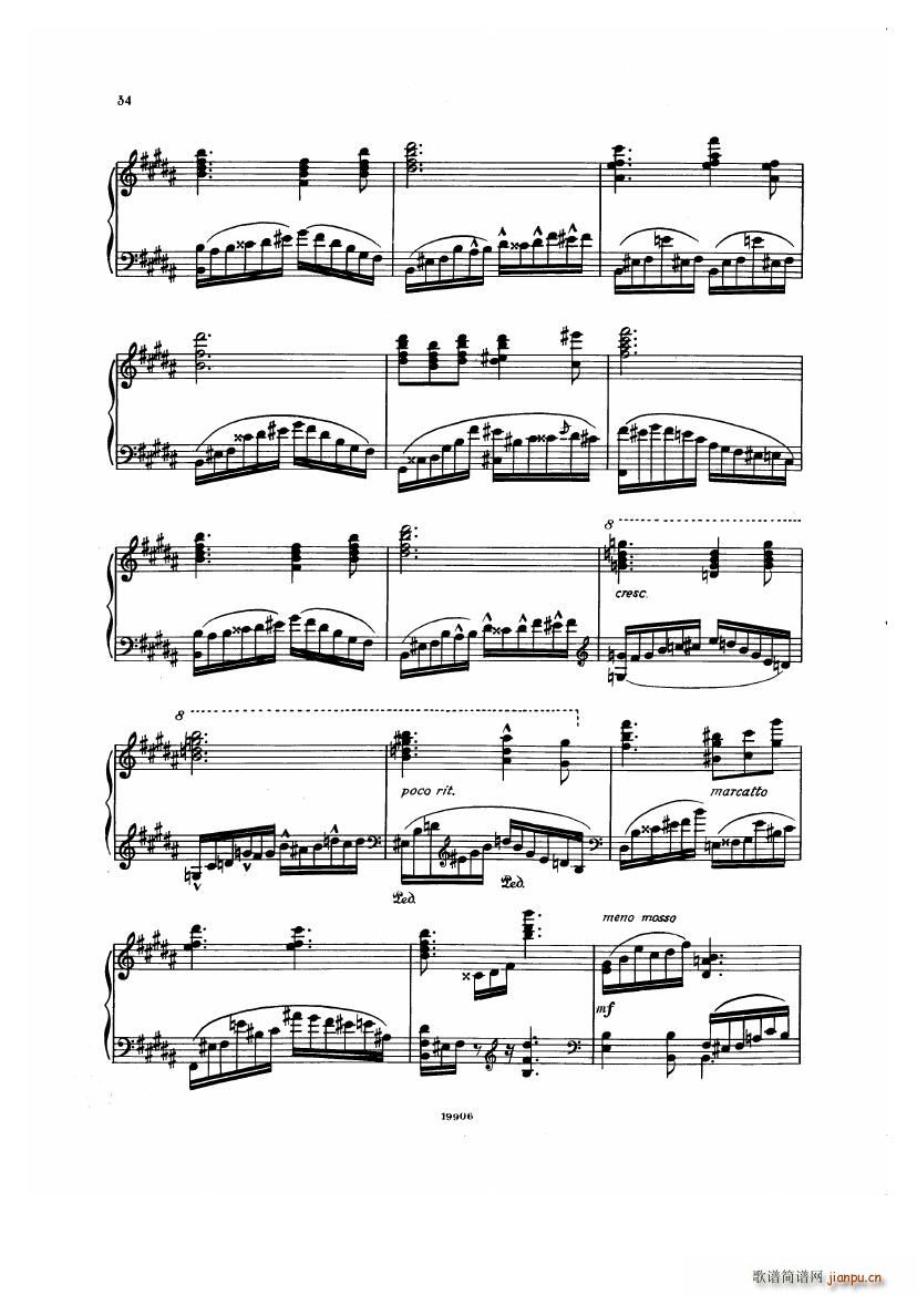 Albeniz op 65 Etudes no 1 7(����V)34