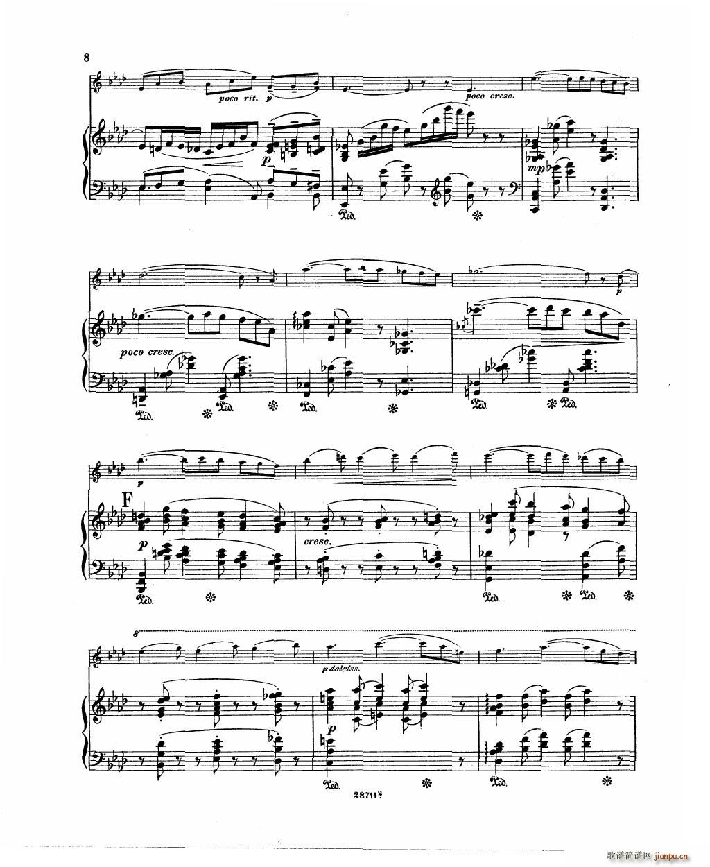 Bowen Barcarolle for violin and piano(����V)10