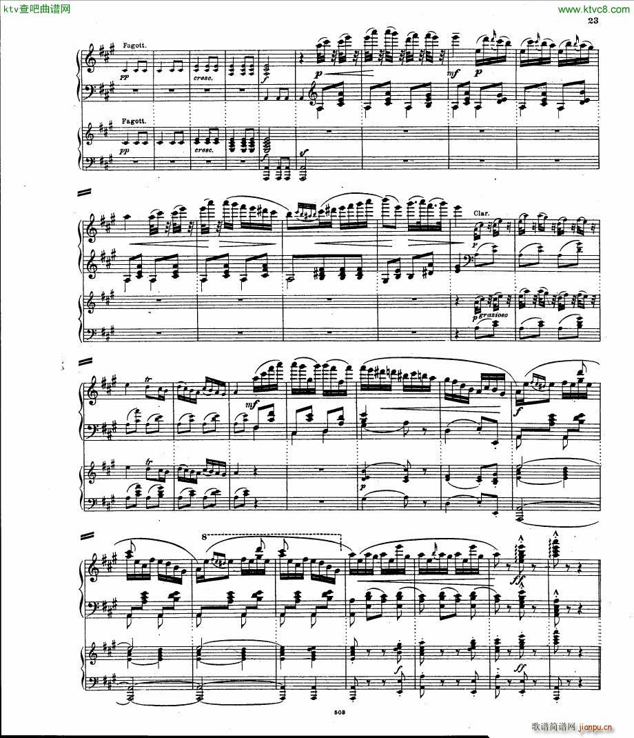 Hummel op 56 Rondo brillant pno orch(����V)22