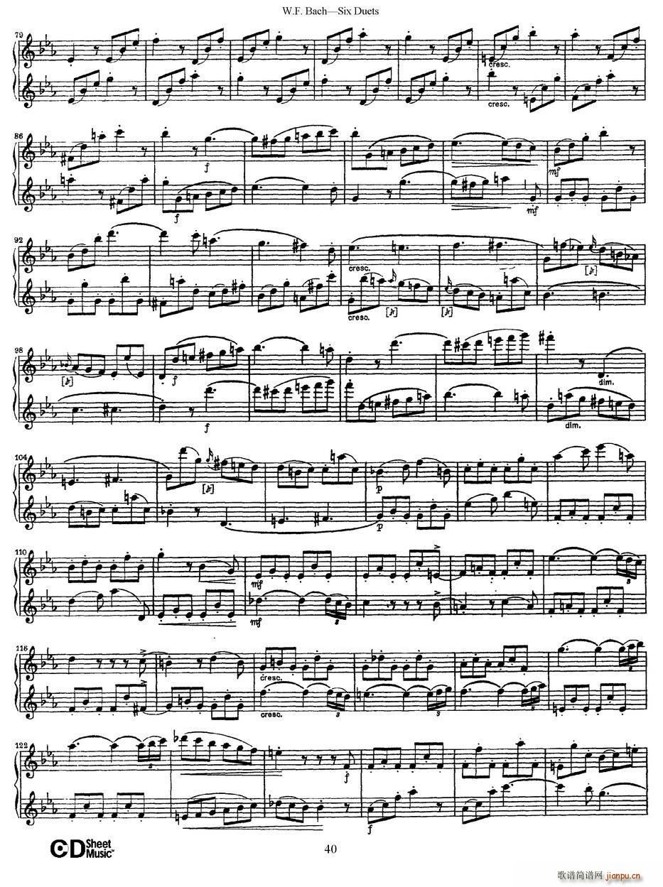 Six Duets(���ָ��V)11