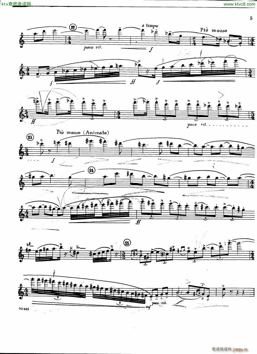 Burton E Flute sonatina flute part(����V)3