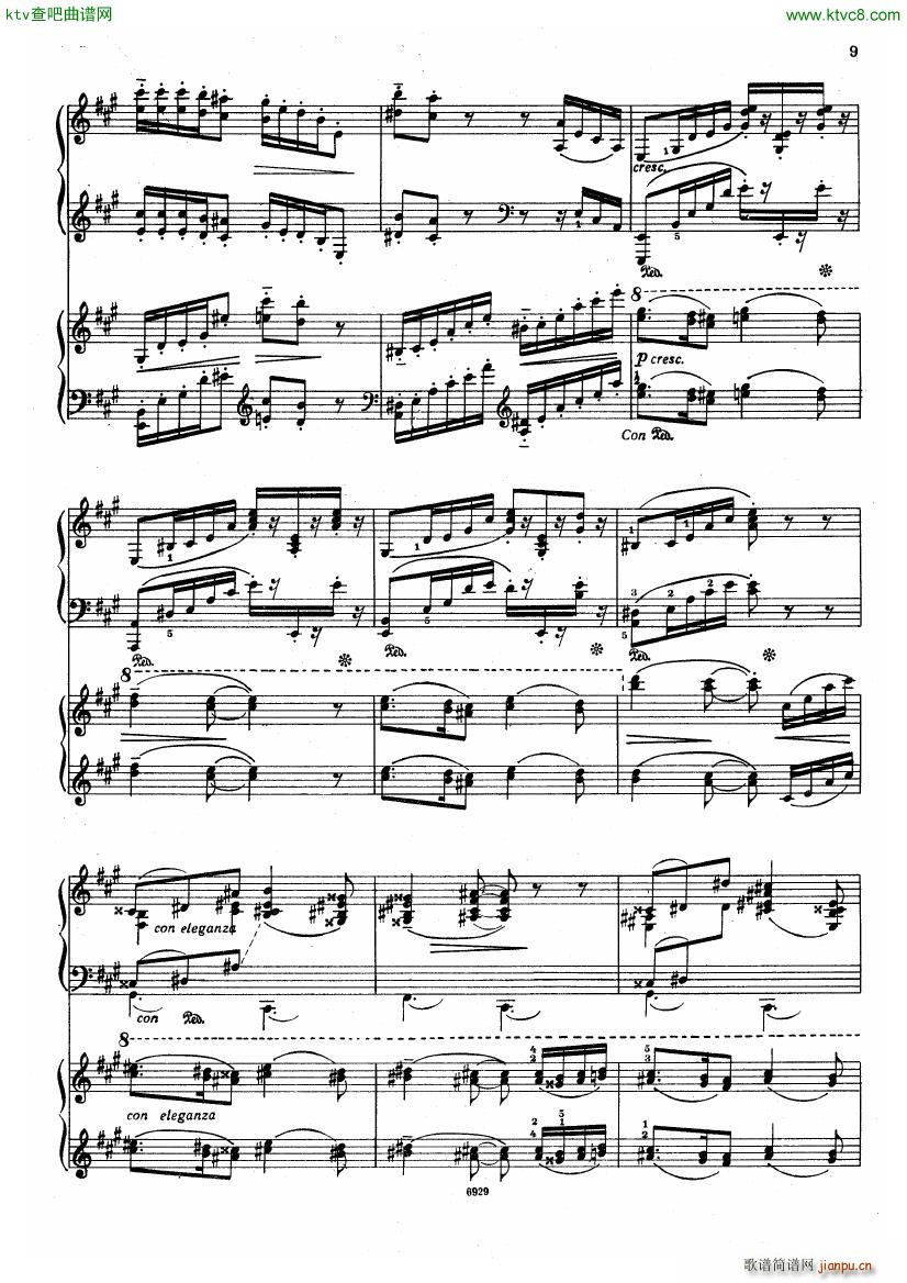 Guastavino Romance For 2 Pianos(����V)15