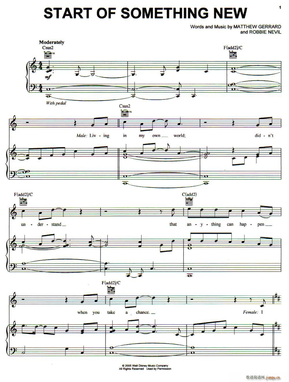 �� Start Of Something New(ʮ�ּ�����)1