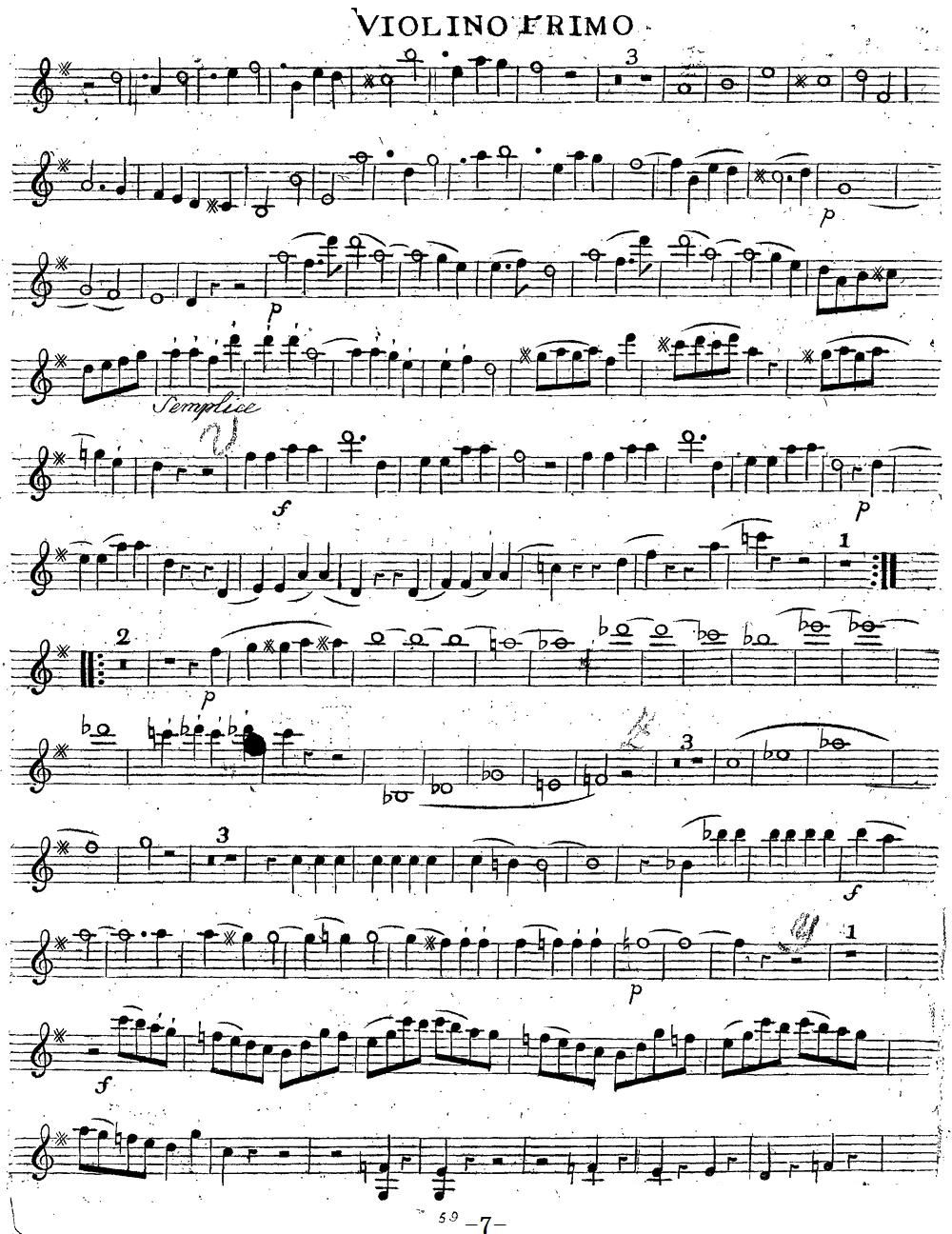 Mozart Quartet No 14 in G Major K 387 Violin 1(ʮ�ּ�����)7