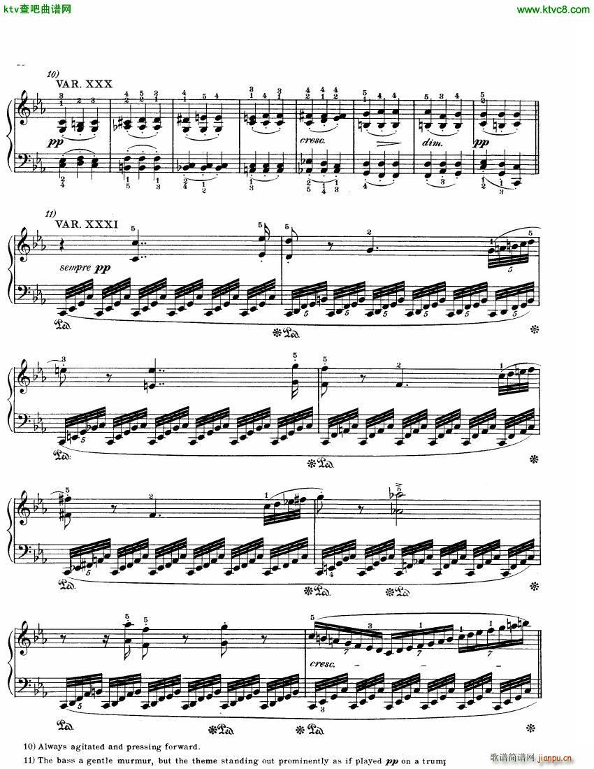 Beethoven WoO 80 32 Variations in C Minor(����V)16