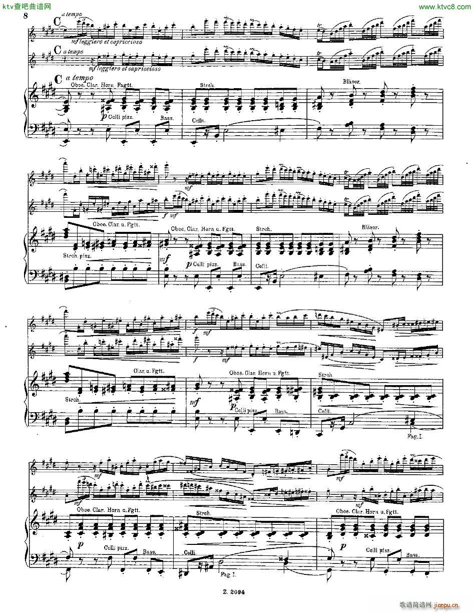 Andersen op 48 Allegro militaire 2 fl pno(����V)7