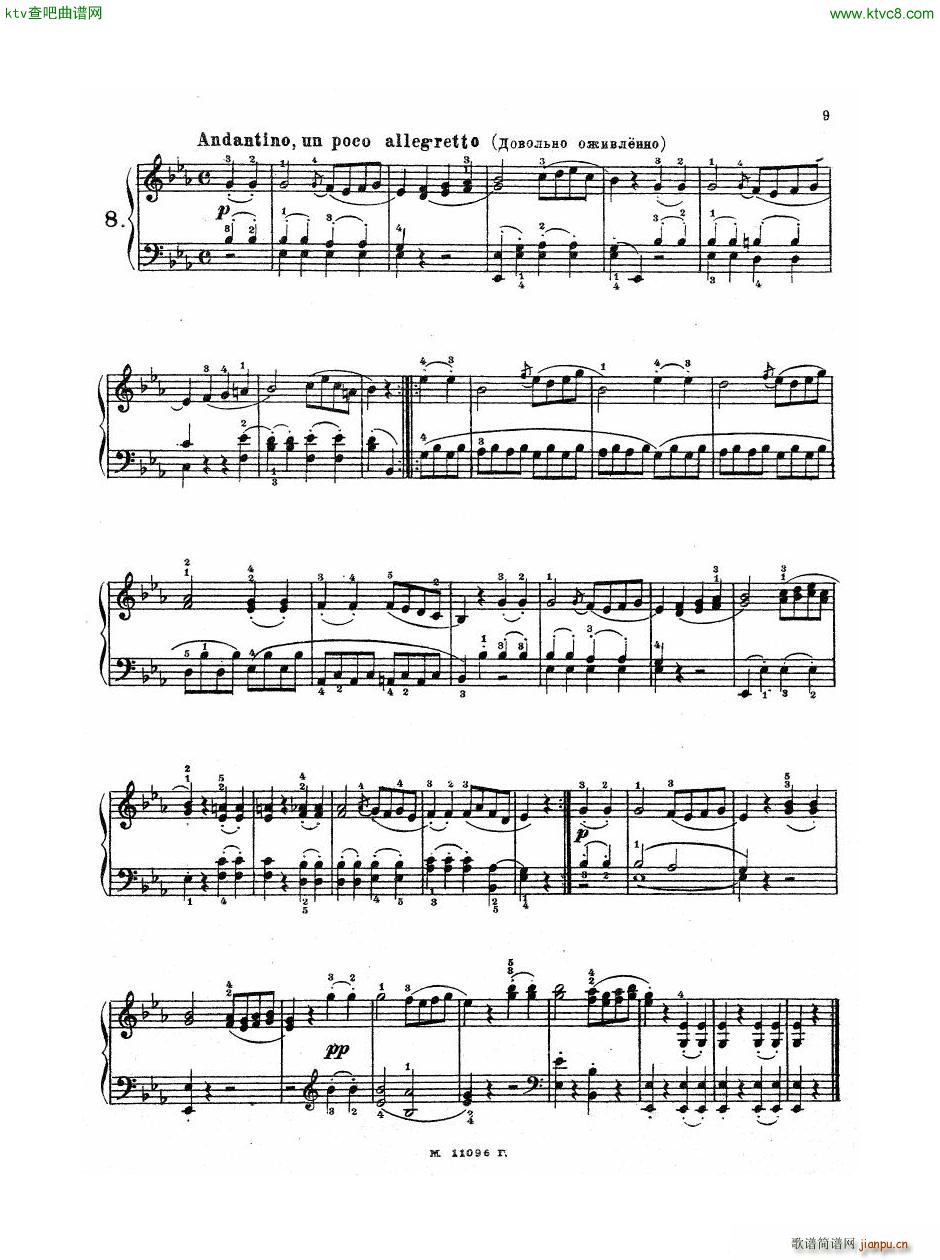 Haydn Twelve Easy Pieces For Piano(����V)10