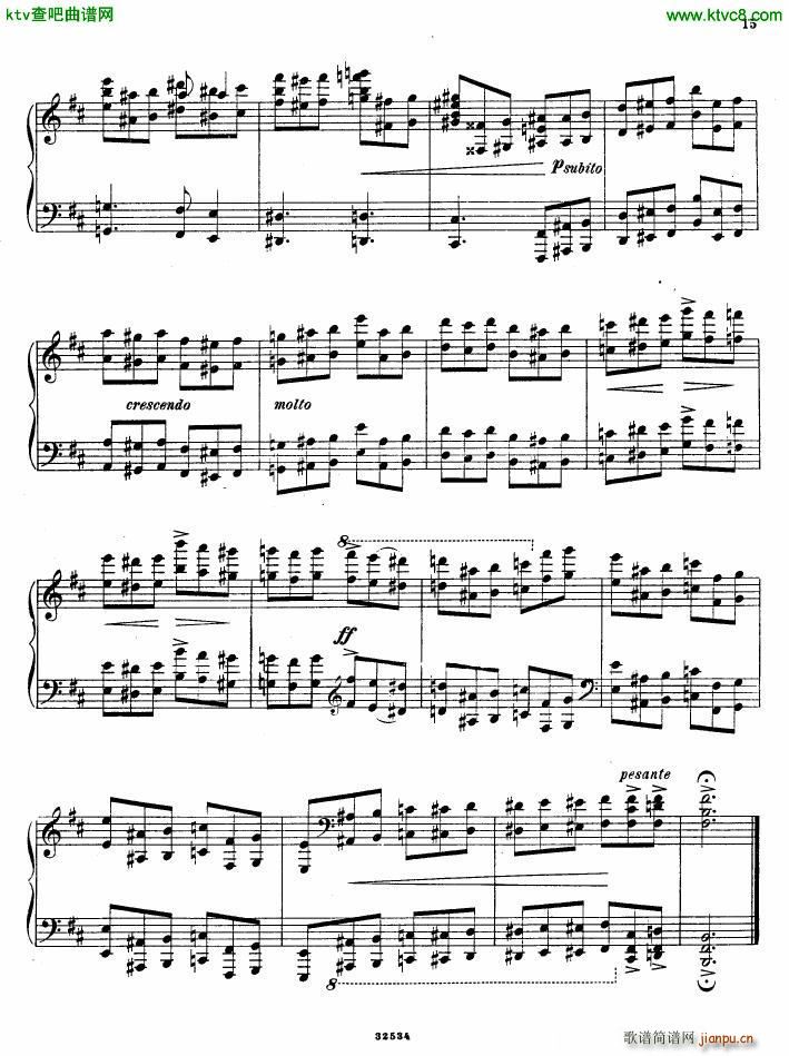 Gliere 25 Preludes op30 Book5(����V)13