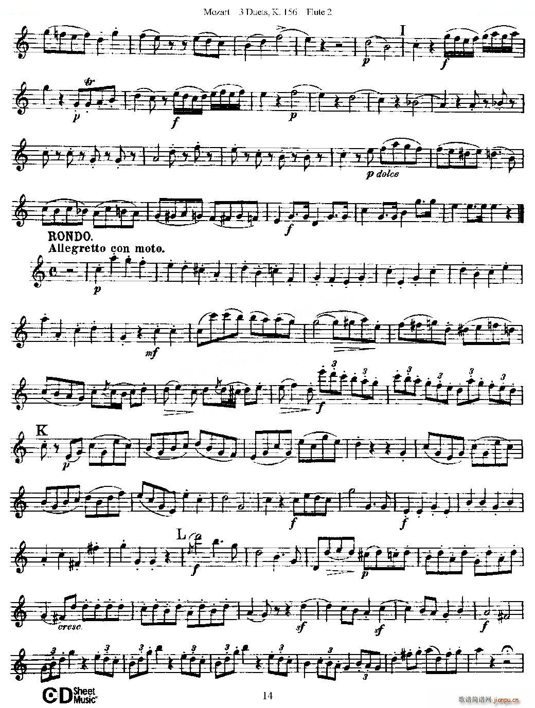 3 Duets K 156 ֮�ڶ��L(ch��ng)�� ���������� K156̖ �~��(�Ѻ��V)14