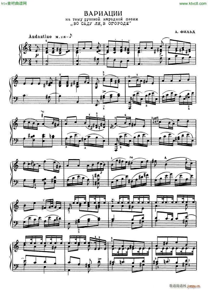 Field Variations on a Russian Folksong(����V)1