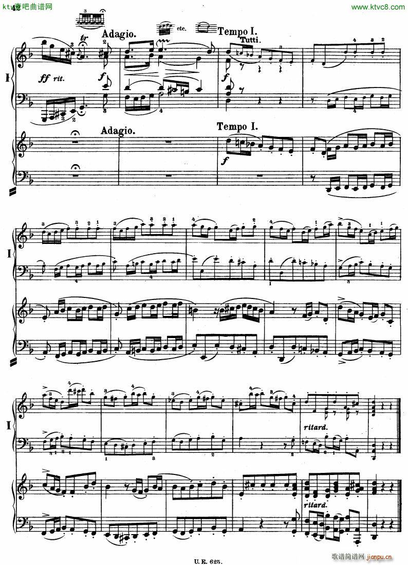 Bach JS BWV 1052 Keyboard Concerto in d ed R ntgen(����V)43