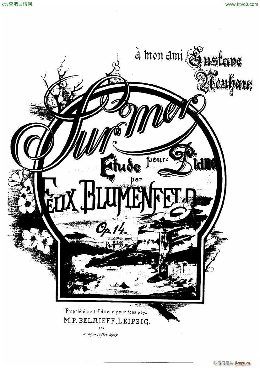 BLUMENFELD Sur mer op14(����V)1