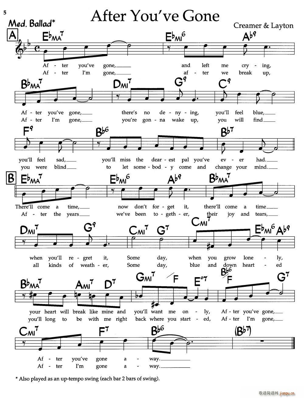 After You ve Gone(ʮ�ּ�����)1