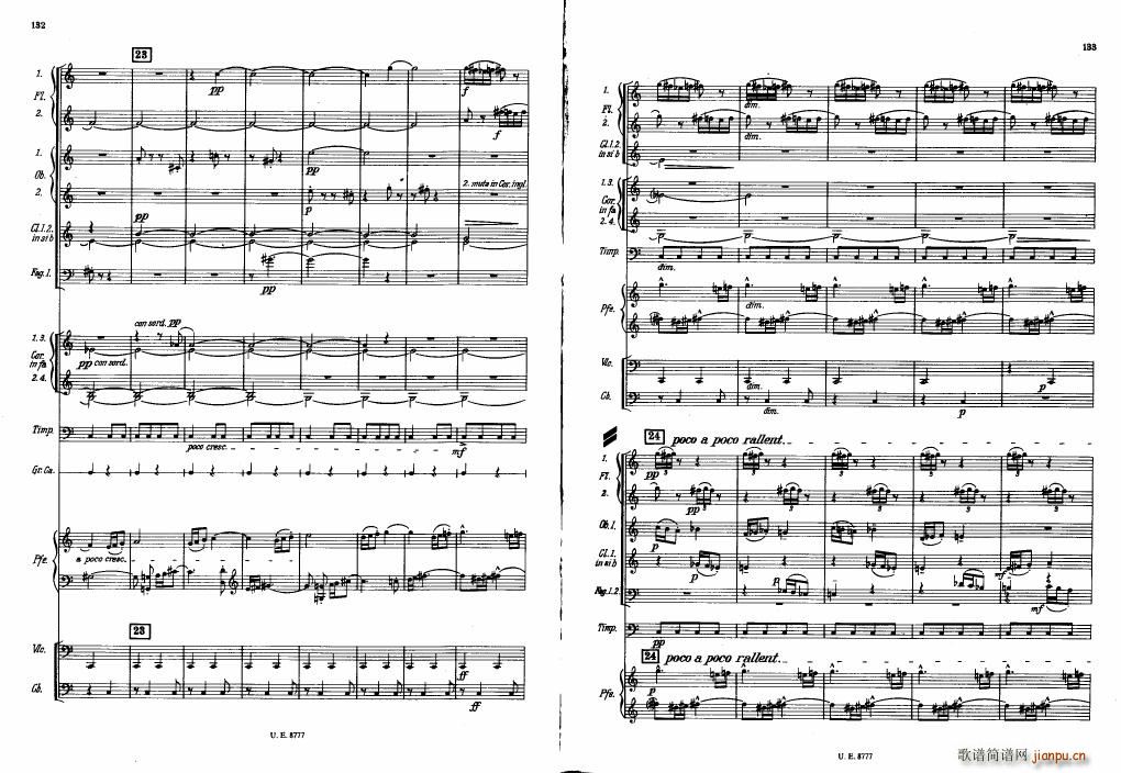 Bartok SZ 83 Piano Concerto No1 Full Score ��(����V)26