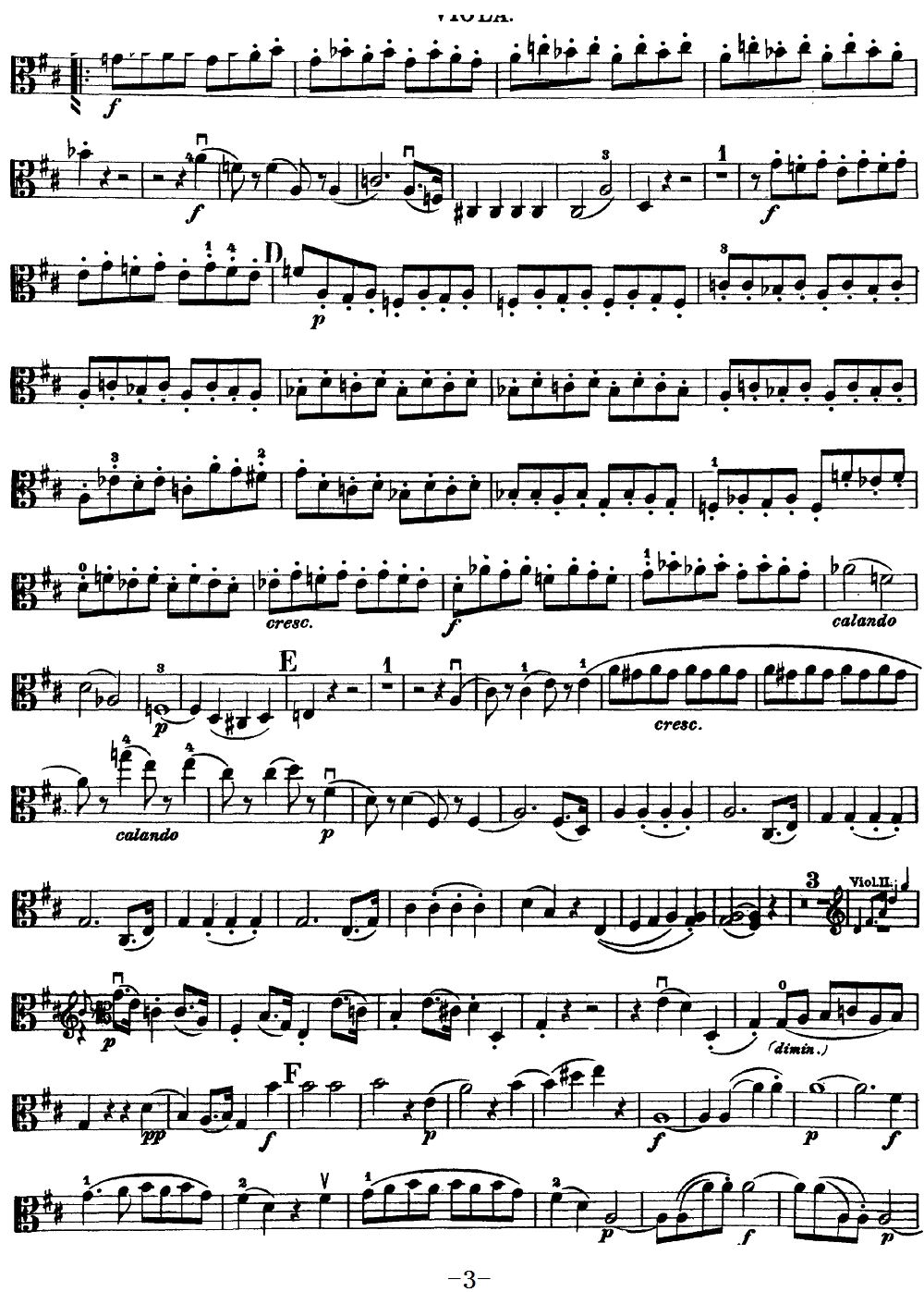 Mozart Quartet No 20 in D Major K 499 Viola(ʮ�ּ�����)3
