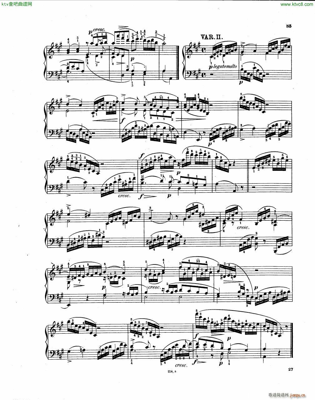 Hummel Bagatelles Op 107(����V)26