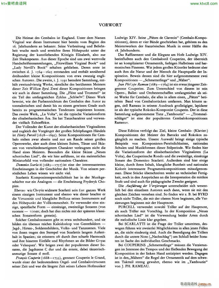 Baroque compositions for cembalo ed Ruzickova(����V)3