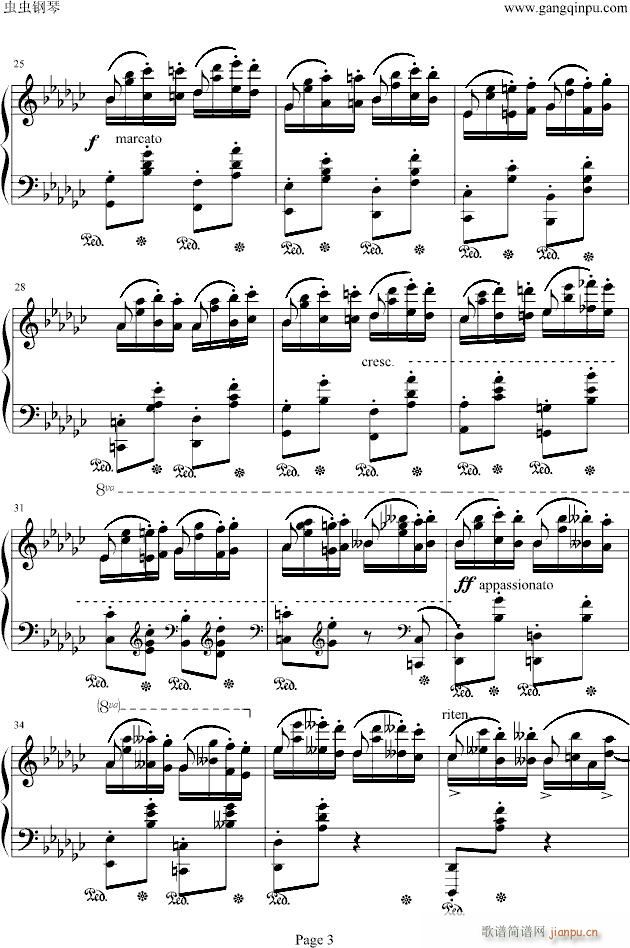 12 Etudes No.9 in G flat major(����V)3