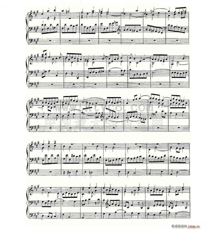 Prelude and Fugue in A Major BWV 536 ���L(f��ng)���V(ʮ�ּ�����)6