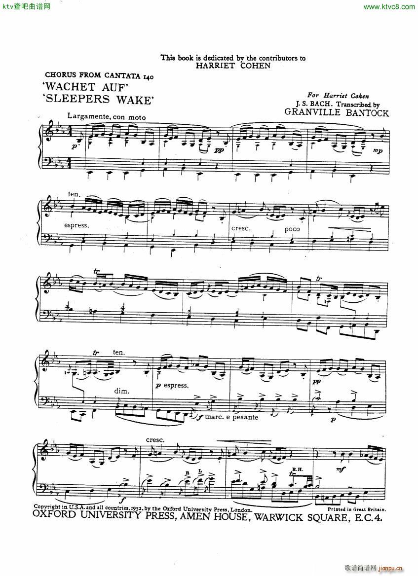 Bach JS A transcription book for Harriet Cohen(����V)3