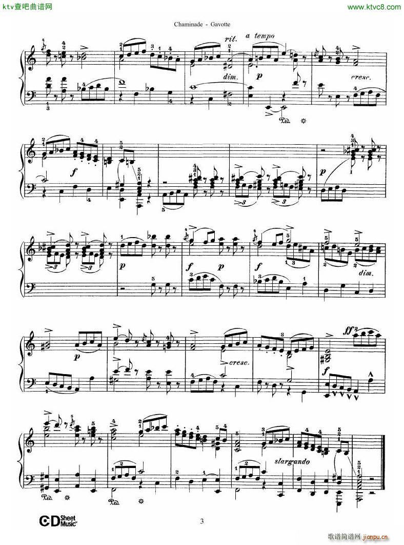 Chaminade 09 2 Gavotte(����V)3