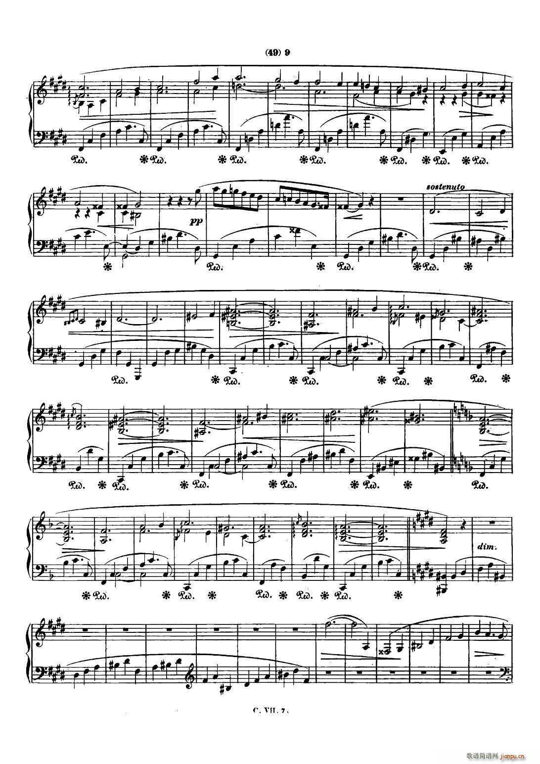 Ф�� ����C�o�� Chopin Scherzo No 4 E���{ Op 54(����V)8