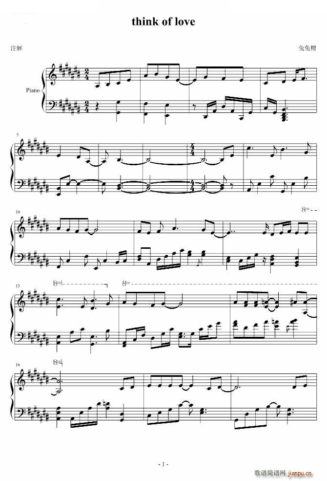 think of love ���(��i) �n�� ���������� ���}��(����V)1