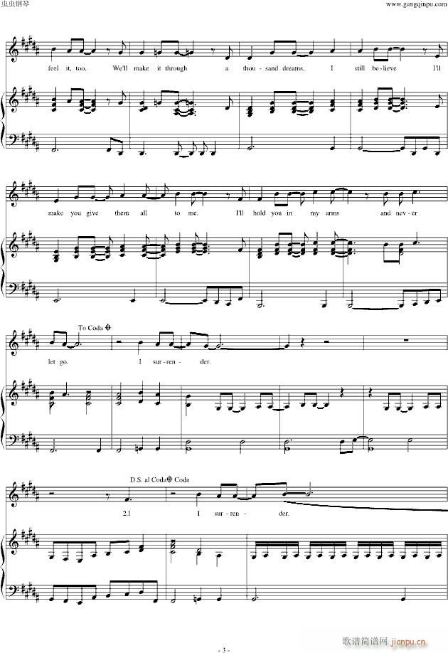 I Surrender �](m��i)�x�_(k��i)�^(gu��) ��־��(����V)3