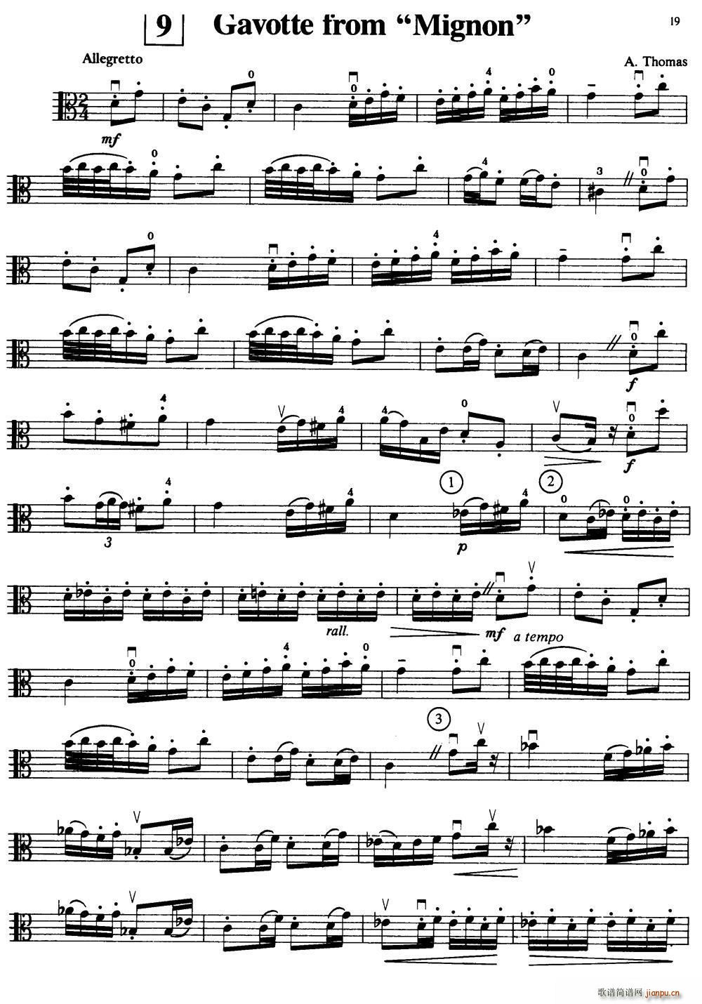 Gavotte From mignon(С�����V)1