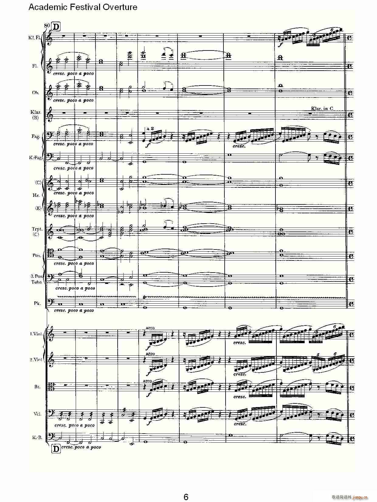 Academic Festival Overture(ʮ�ּ�����)6