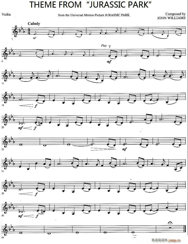 THEME FROM JURASSIC PARK(ʮ�ּ�����)1