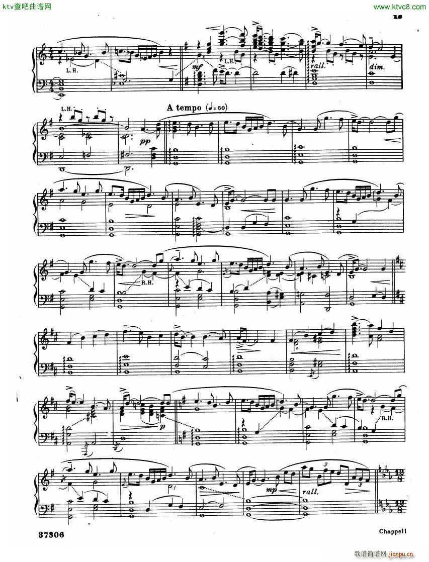 Coates The Three Elizabeths Piano Suite(����V)14