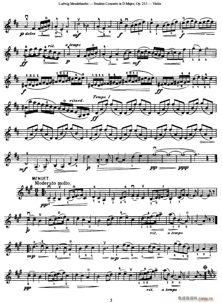 Student Concerto in D Major(ʮ�ּ�����)3