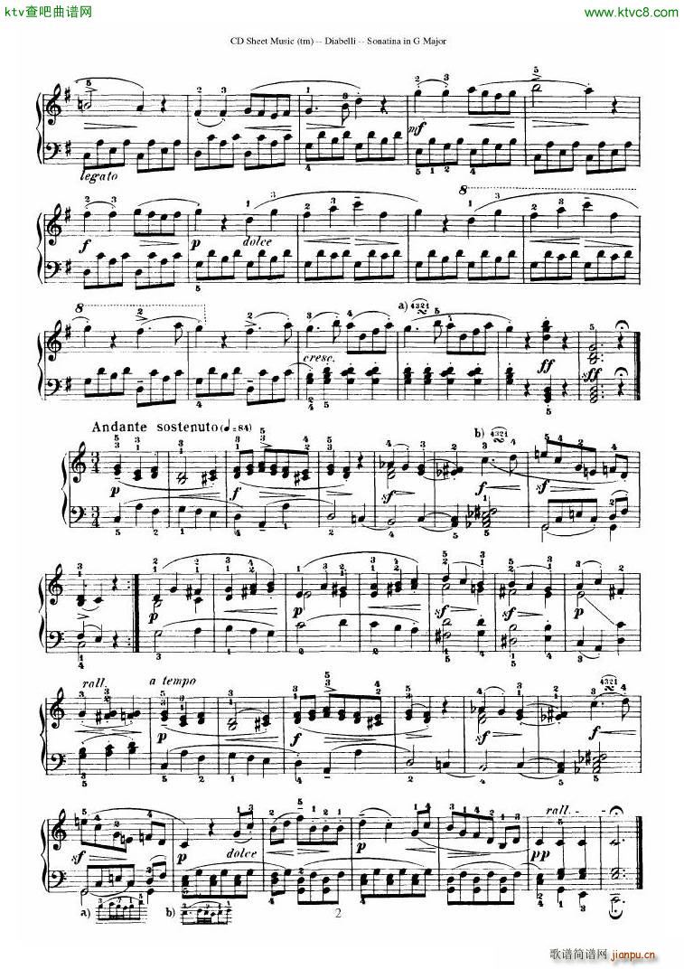 Diabelli Sonatinas Op 168 No 1 7 34P(����V)6