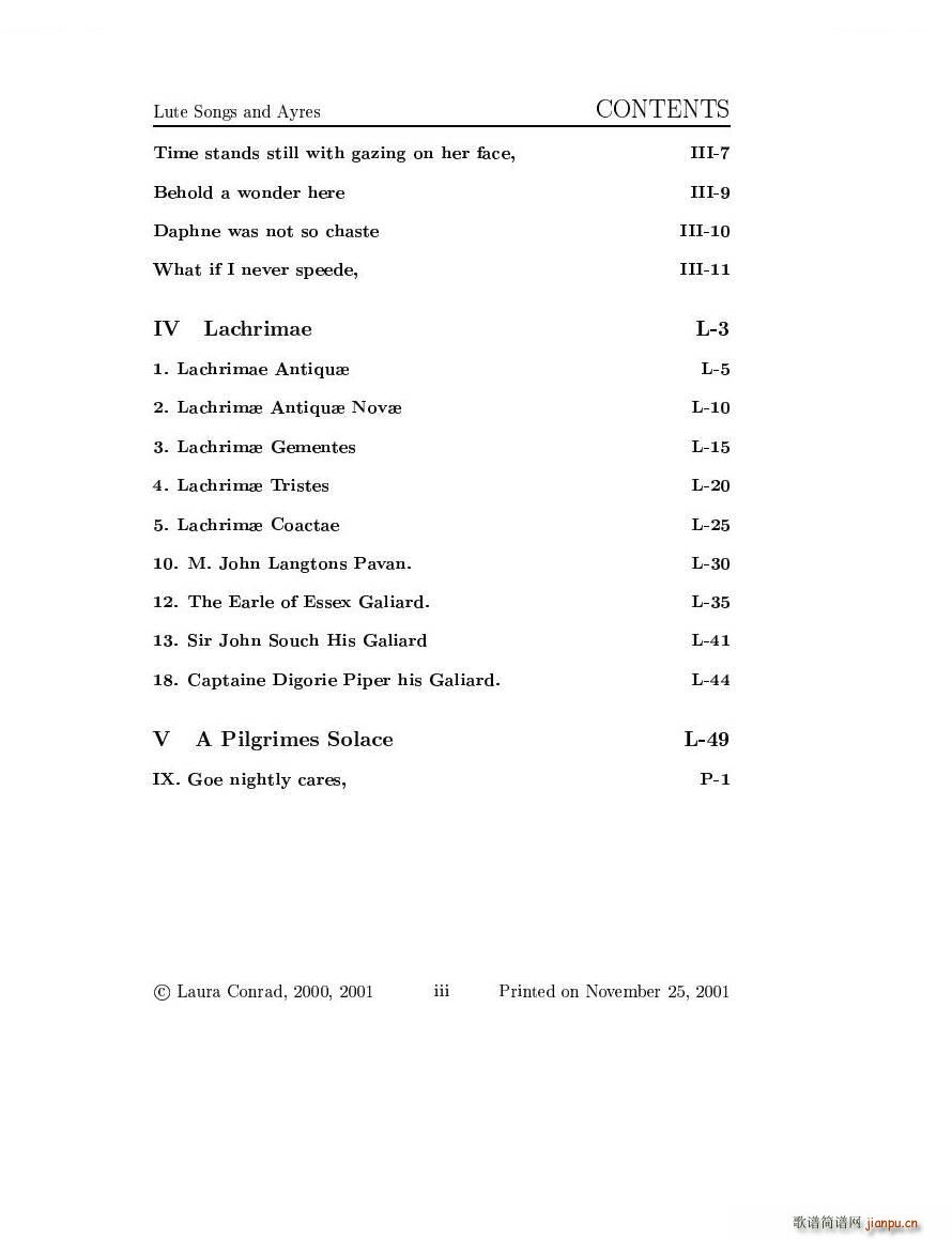 Dowland Lute Music һ Lute Music һ(ʮ�ּ�����)3