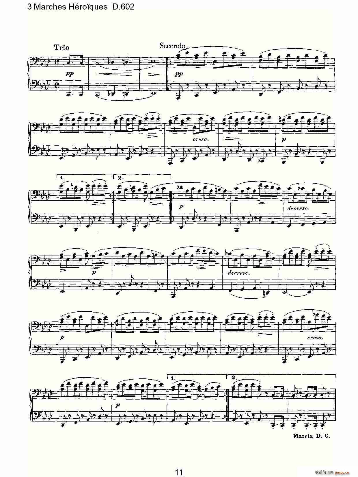 3 Marches H��ro?ques D 602 3 �M(j��n)����H��ro?ques D 602(����V)11