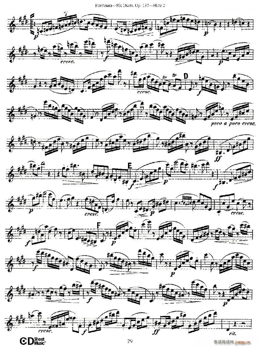 Six Duets Op 137 ֮�� ������ ������Ʒ 137̖ �~��(���V)8