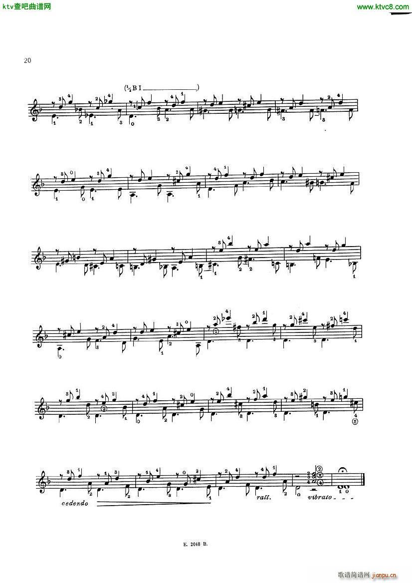 Mauro Giuliani 6 Preludi op 83(����V)19