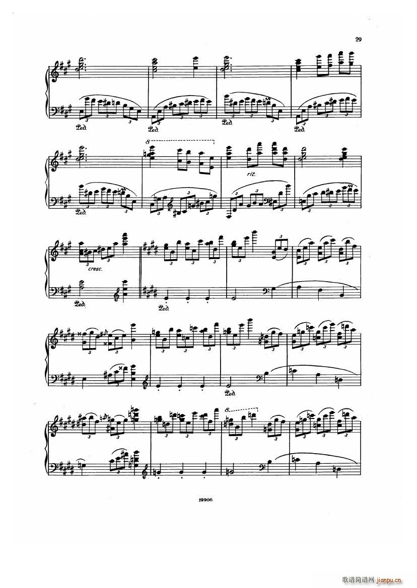 Albeniz op 65 Etudes no 1 7(����V)29