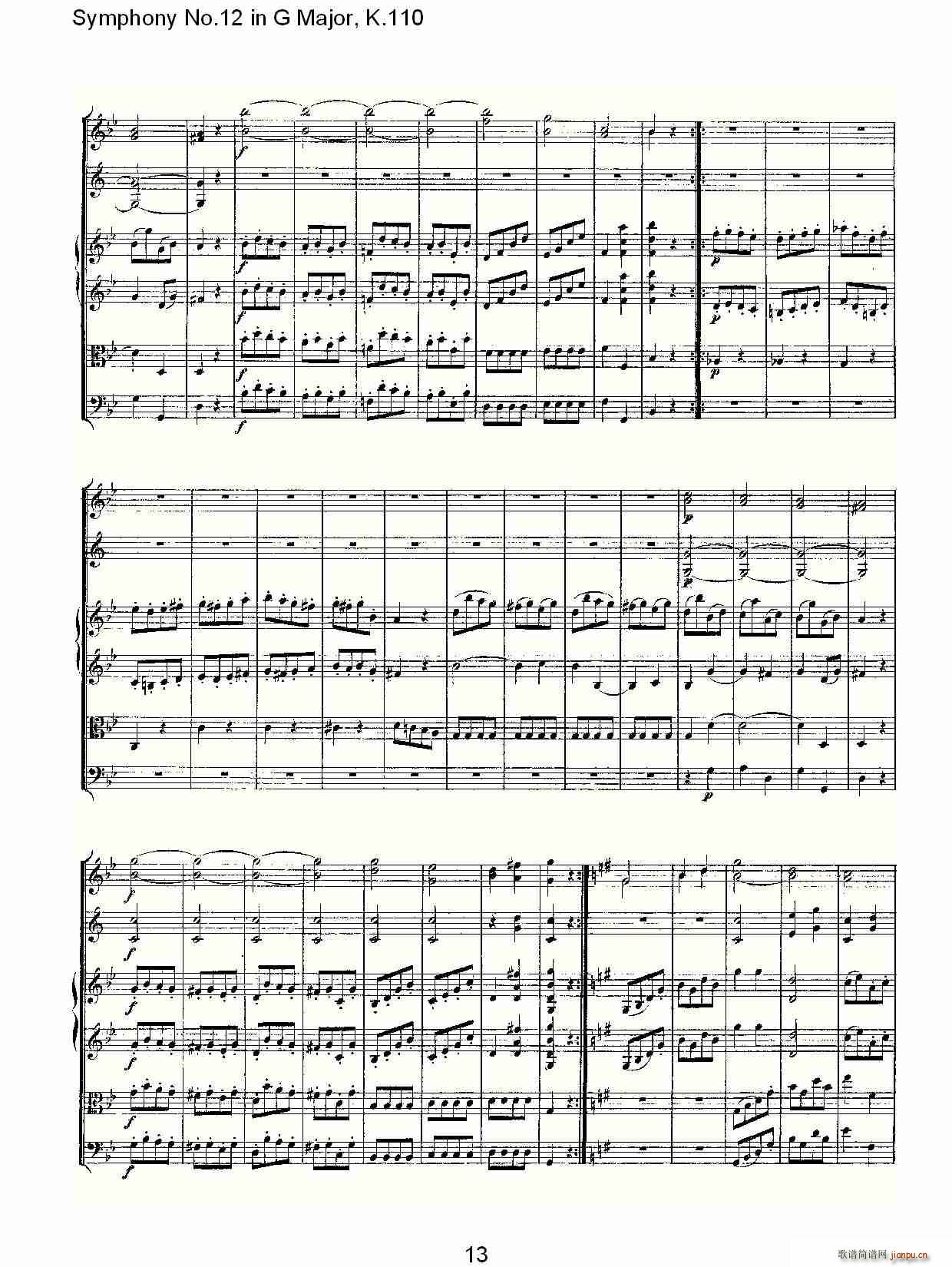 Symphony No.12 in G Major, K.110(ʮ�ּ�����)13