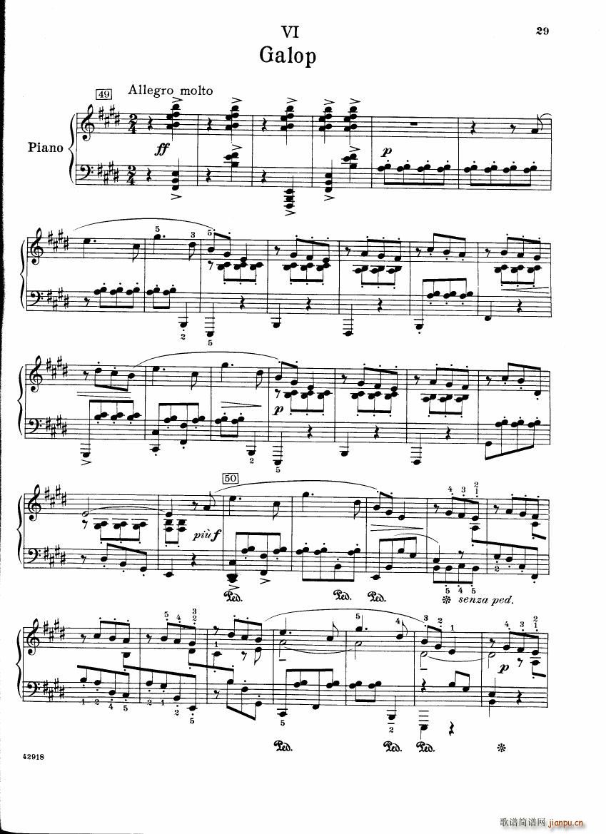 Barber op 28 Souvenirs piano solo(����V)29