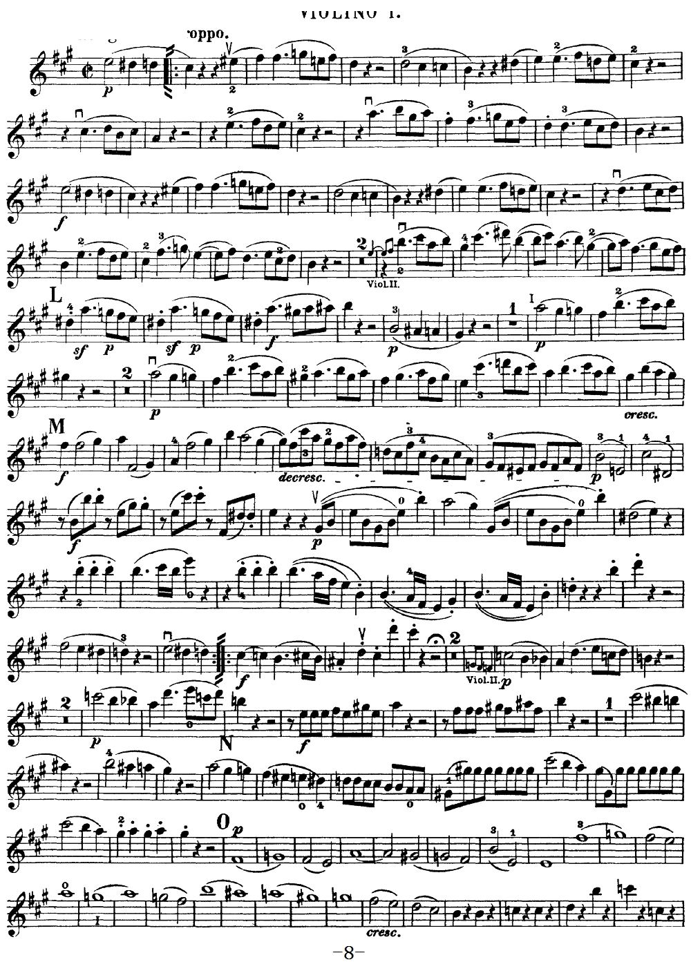Mozart Quartet No 18 in A Major K 464 Violin 1(ʮ�ּ�����)8