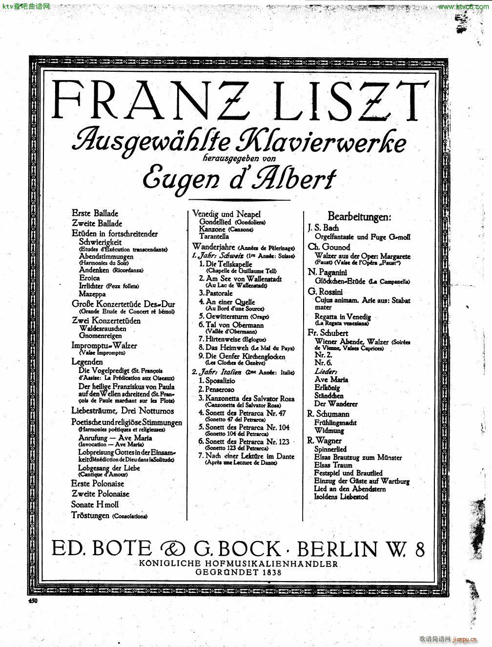 D Albert op 1 Suite in funf Satzen(����V)20