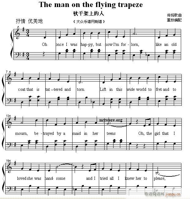 Ӣ�ă��菗�� The man on the flying trapeze ��ǧ���ϵ���(����V)1